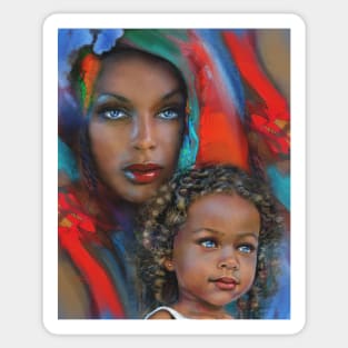 "Mother And Child" Sticker